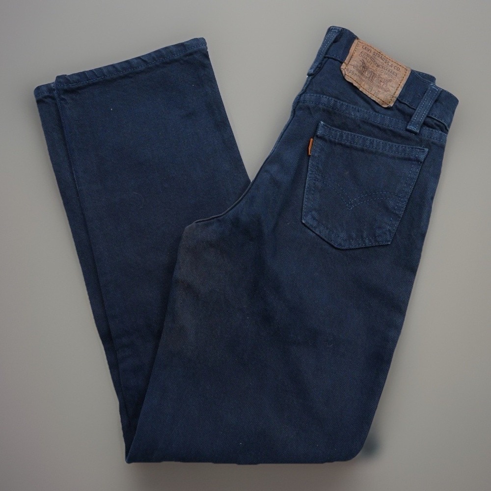 Orange Tab Levi's Jeans Youth Sz 12 (25X26) 550 Relaxed Fit Denim